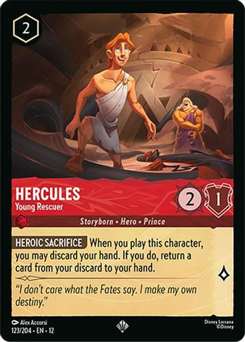 [LOR12-123/204](SR) Hercules - Young Rescuer (Foil)