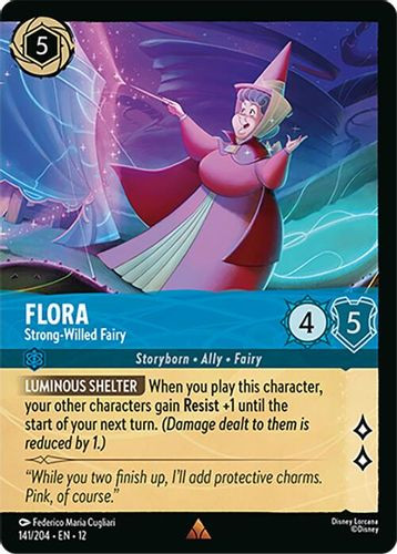 [LOR12-141/204](R) Flora - Strong-Willed Fairy (Foil)