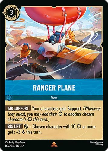[LOR12-167/204](R) Ranger Plane (Foil)
