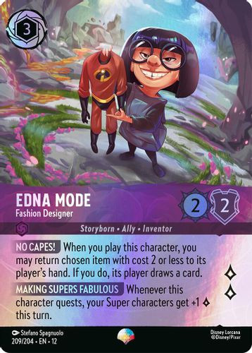 [LOR12-209/204](EP) Edna Mode - Fashion Designer (Foil)