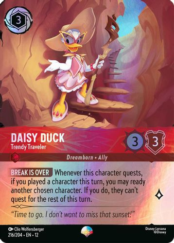 [LOR12-216/204](EP) Daisy Duck - Trendy Traveler (Foil)
