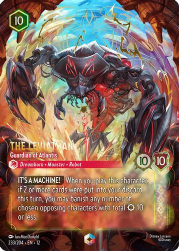 [LOR12-233/204](E) The Leviathan - Guardian of Atlantis (Foil)