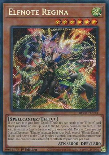 [BLZD-EN014] Elfnote Regina (Secret Rare)<1st>