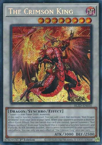 [BLZD-EN036] The Crimson King (Secret Rare)<1st>