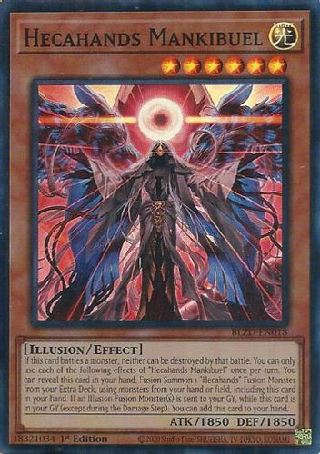 [BLZD-EN018] Hecahands Mankibuel (Super Rare)<1st>