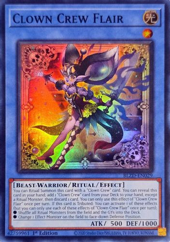 [BLZD-EN029] Clown Crew Flair (Super Rare)<1st>