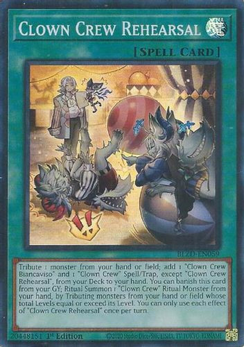 [BLZD-EN059] Clown Crew Rehearsal (Super Rare)<1st>