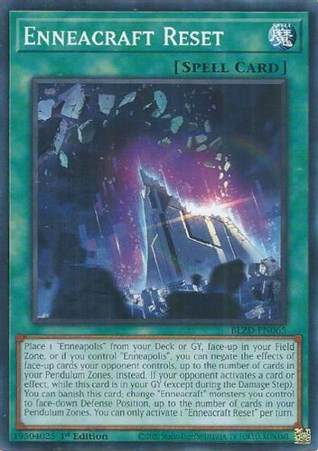 [BLZD-EN065] Enneacraft Reset (Common)<1st>