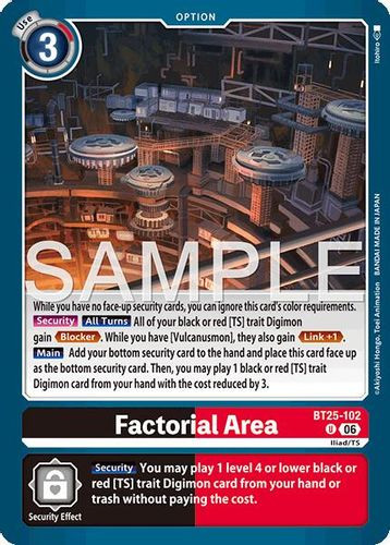 [BT25-102](U) Factorial Area