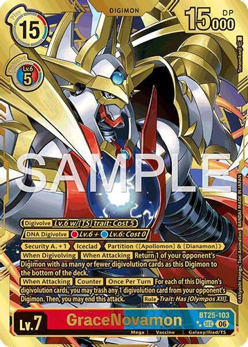 [BT25-103](SEC) GraceNovamon (2 Star Alt Art) (Foil)