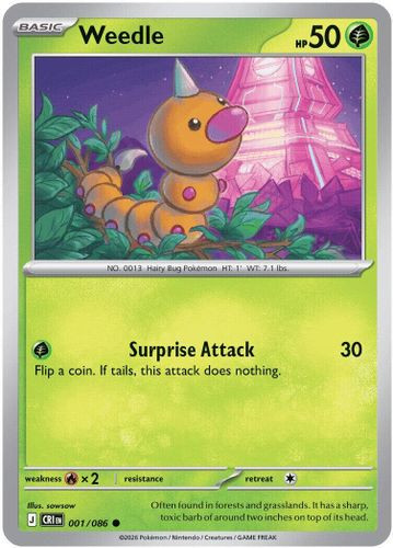 |ME04|[CRI-001/086](C) Weedle