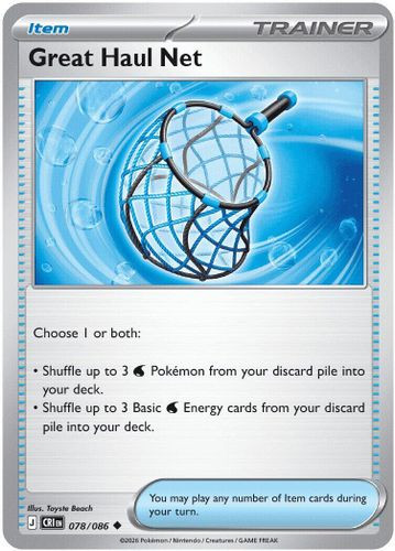 |ME04|[CRI-078/086](UC) Great Haul Net {Reverse Holo}