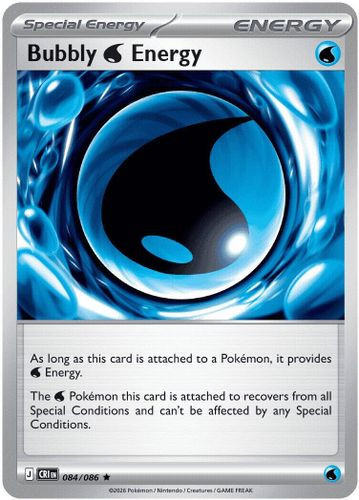 |ME04|[CRI-084/086](R) Bubbly Water Energy {Reverse Holo}