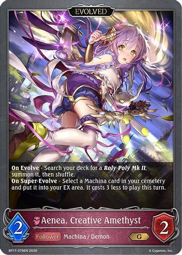 [BP17-078EN](G) Aenea, Creative Amethyst (Evolved)