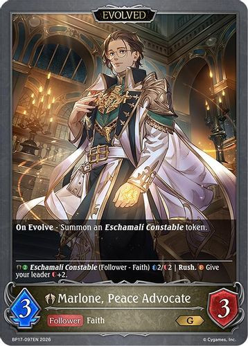 [BP17-097EN](G) Marlone, Peace Advocate (Evolved)