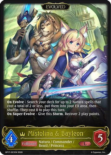 [BP17-021EN](L) Mistolina & Bayleon (Evolved)