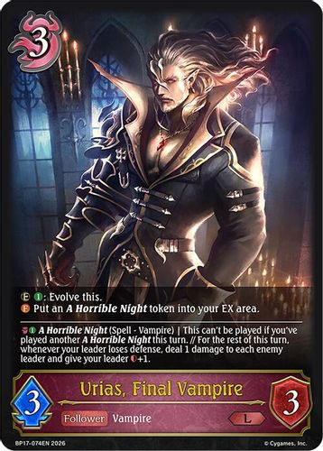 [BP17-074EN](L) Urias, Final Vampire