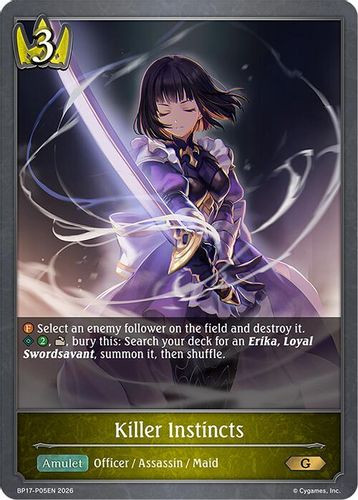 [BP17-P05EN](PG) Killer Instincts (Premium Foil)