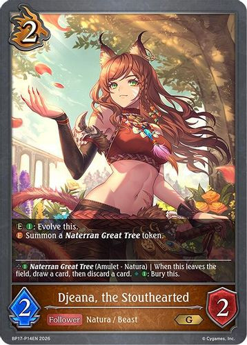 [BP17-P14EN](PG) Djeana, the Stouthearted (Premium Foil)