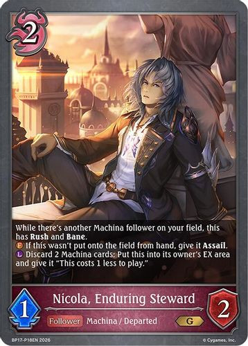 [BP17-P18EN](PG) Nicola, Enduring Steward (Premium Foil)