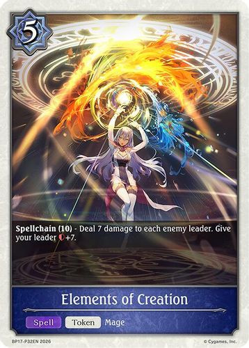 [BP17-P32EN](PT) Elements of Creation (Premium Foil)