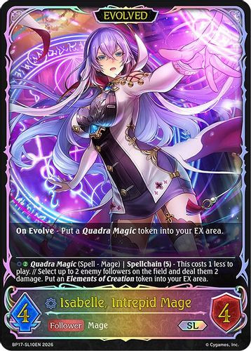 [BP17-SL10EN](SL) Isabelle, Intrepid Mage (Evolved) (Super Legendary)
