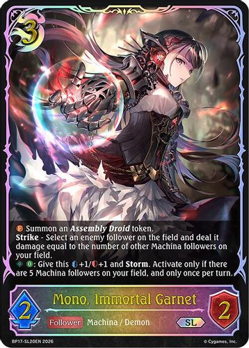 [BP17-SL20EN](SL) Mono, Immortal Garnet (Super Legendary)