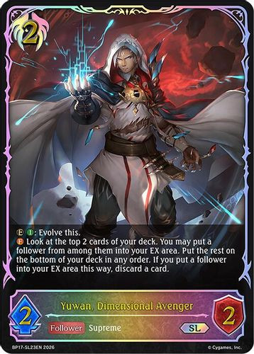 [BP17-SL23EN](SL) Yuwan, Dimensional Avenger (Super Legendary)