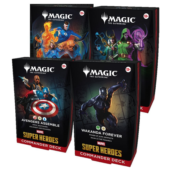 Magic the Gathering: Universes Beyond - Marvel Commander Deck (Set of 4)