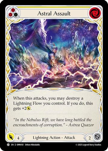 [FAB20 1st][OMN-161](C) Astral Assault (Yellow)