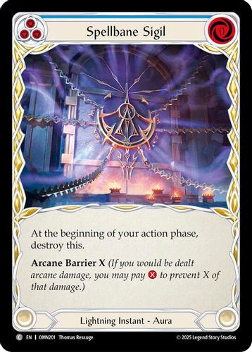 [FAB20 1st][OMN-201](C) Spellbane Sigil