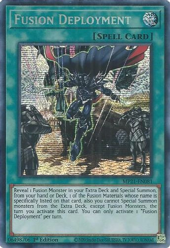 MP21-EN081 Fusion Deployment (Prismatic Secret Rare) <1st>