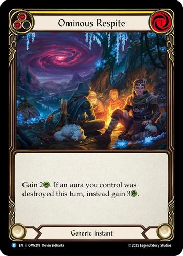 [FAB20 1st][OMN-218](R) Ominous Respite