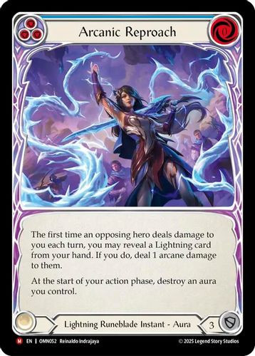 [FAB20 1st][OMN-052](M) Arcanic Reproach