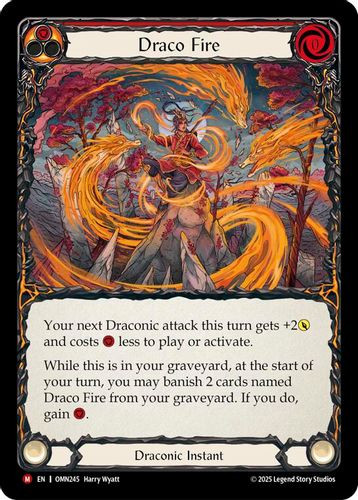 [FAB20 1st][OMN-245](M) Draco Fire