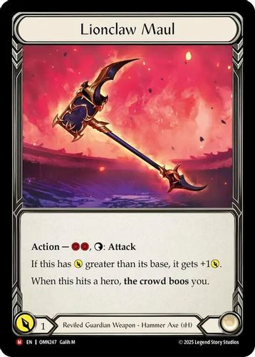 [FAB20 1st][OMN-247](M) Lionclaw Maul
