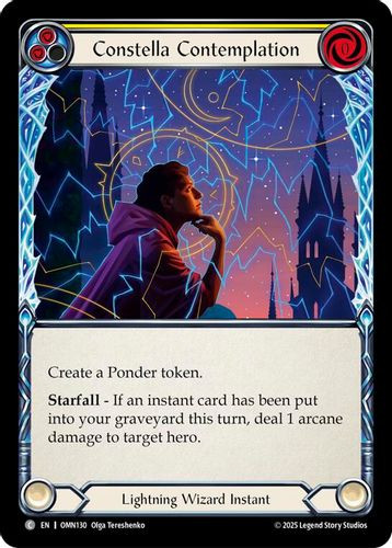 [FAB20 1st][OMN-130](C) Constella Contemplation (Rainbow Foil)