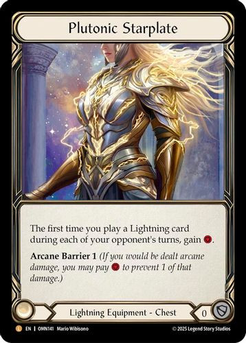 [FAB20 1st][OMN-141](L) Plutonic Starplate (Rainbow Foil)