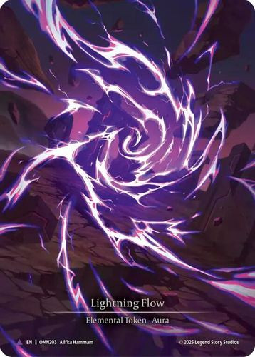 [FAB20 1st][OMN-203-A](MV) Lightning Flow (A) (Purple Ver.) (Marvel) (Cold Foil)