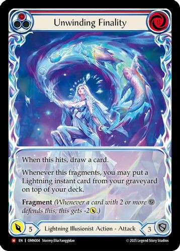 [FAB20 1st][OMN-004](M) Unwinding Finality (Extended Art) (Cold Foil)