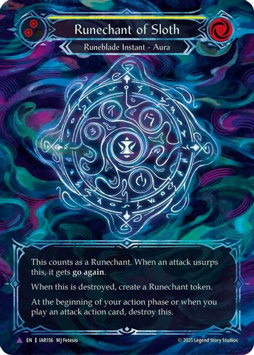FAB20 1st][IAR153](MV) Runechant of Gluttony (Cold Foil) - Grand J