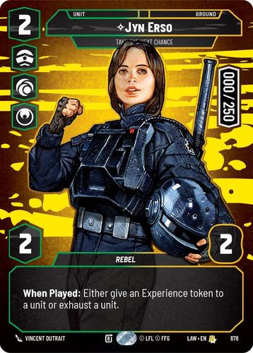 [07-LAW-EN-0878](R) Jyn Erso - Take the Next Chance (Serialized) (Foil) (054/250)