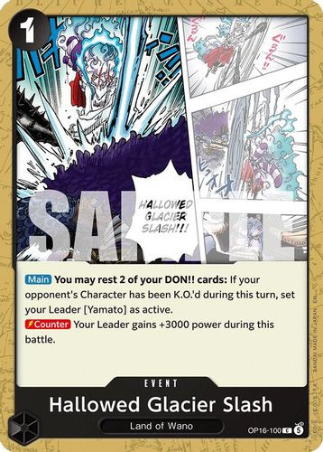[OP16-100](C) Hallowed Glacier Slash