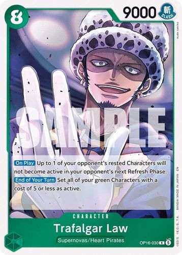 [OP16-030](R) Trafalgar Law (Foil)