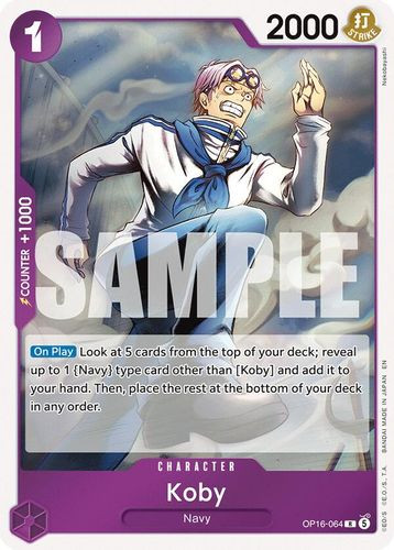 [OP16-064](R) Koby (Foil)