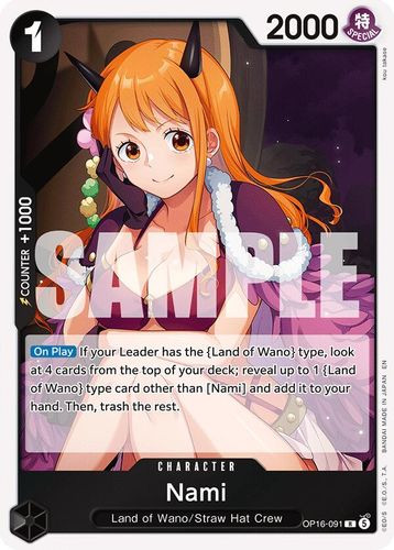 [OP16-091](R) Nami (Foil)