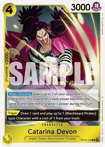 [OP16-104](R) Catarina Devon (Foil)