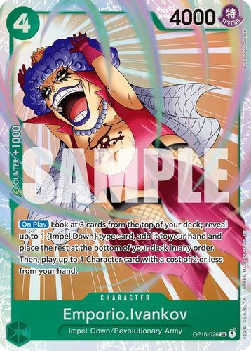 [OP16-026](SR) Emporio.Ivankov (Foil)