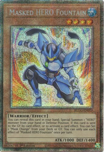 [BLGG-EN029] Masked HERO Fountain (Starlight Rare)<1st>