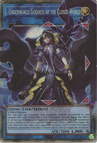 [BLGG-EN144] Underworld Goddess of the Closed World (Starlight Rare)<1st>